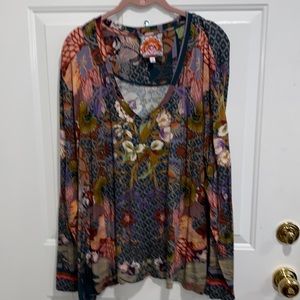 Rare Johnny Was swing tee in Aran! It is by far one of his best patterns!